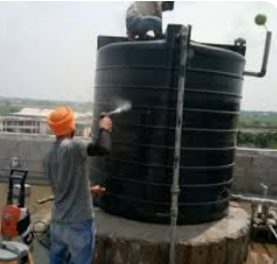 Water tank Cleaning-Over head